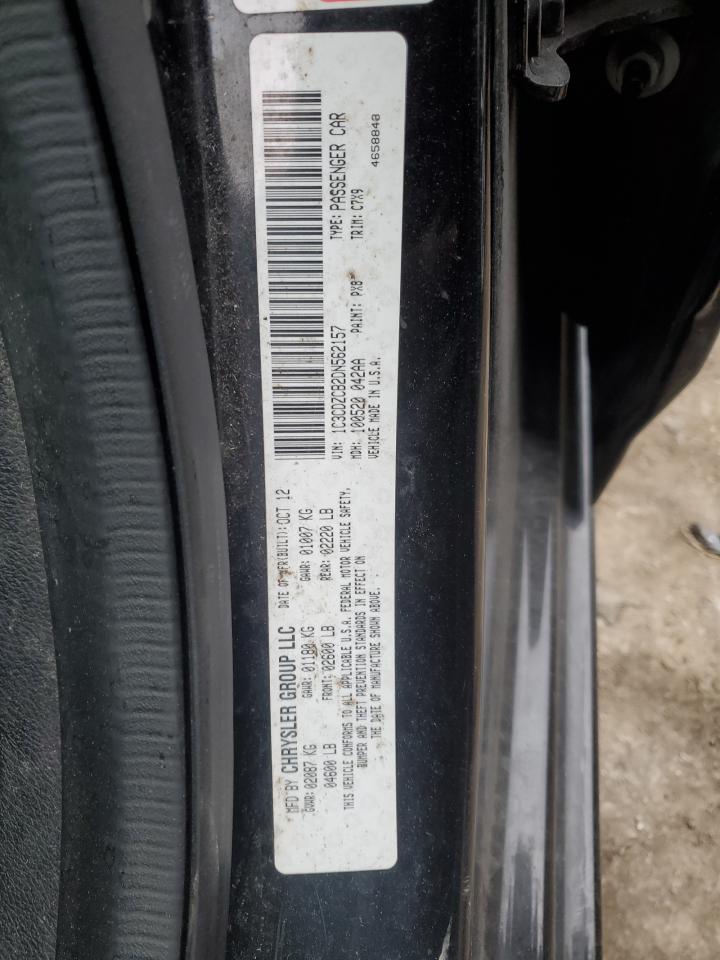 2013 Dodge Avenger VIN 1C3CDZCB2DN562157 Copart auction photo, front end / side damage thumbnail 13