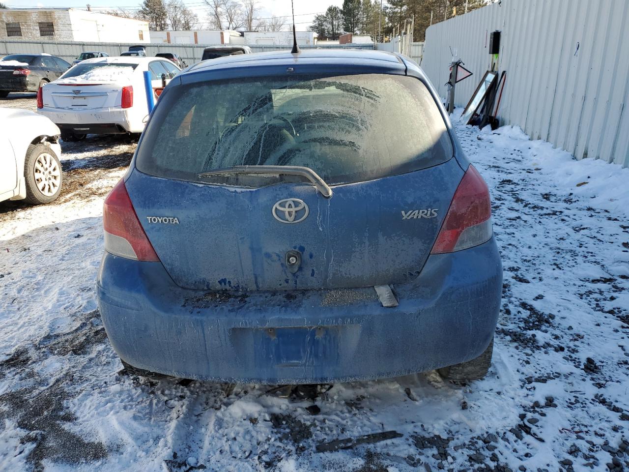 2011 Toyota Yaris VIN JTDKT4K36B5336448 Copart auction photo, front end damage thumbnail 6