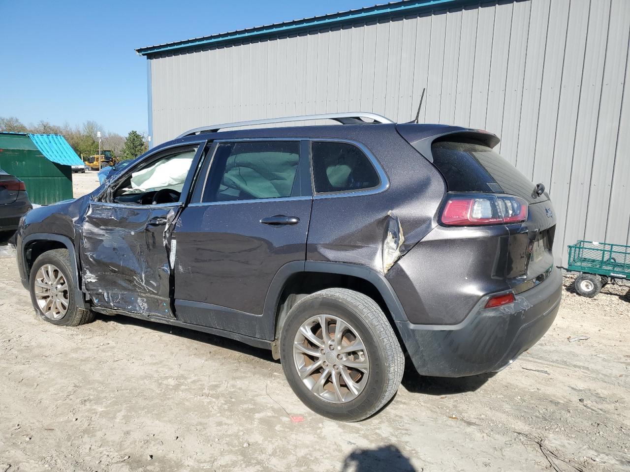2021 Jeep Grand Cherokee VIN 1C4PJLMX2MD226981 Copart auction photo, side / front end damage thumbnail 2