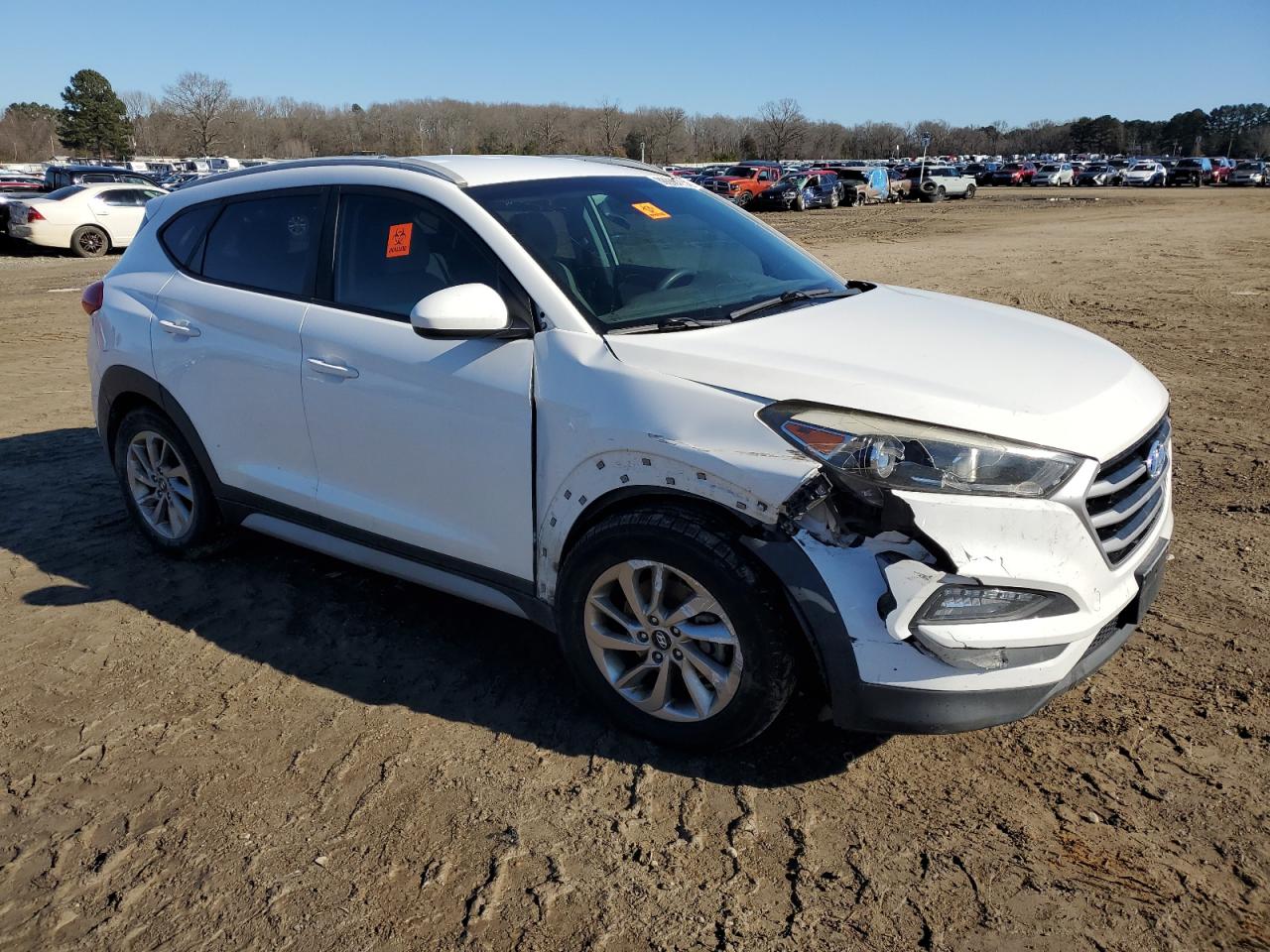 2018 Hyundai Tucson VIN KM8J3CA44JU712435 Copart auction photo, front end / minor dent/scratches damage thumbnail 4