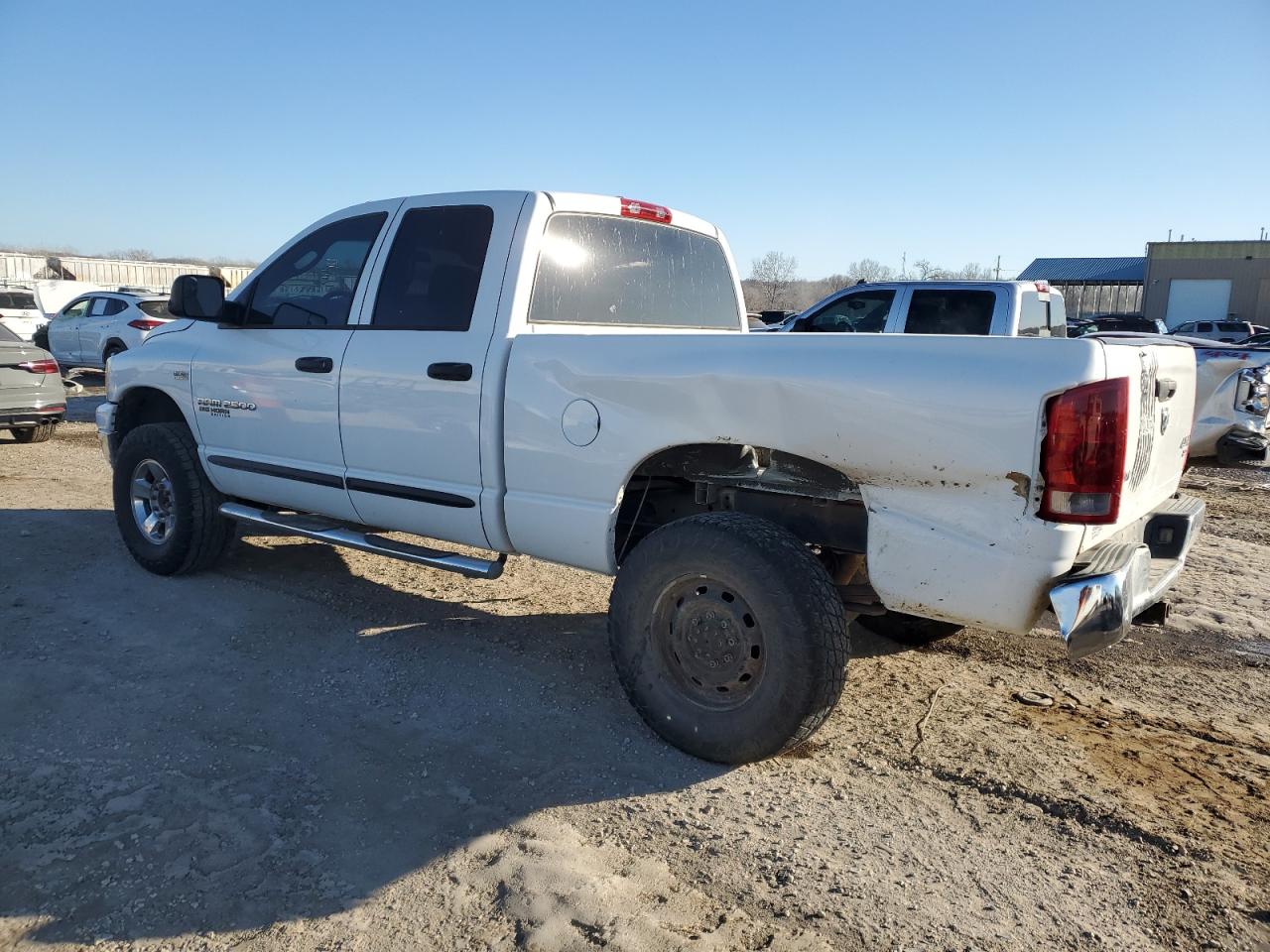2006 Dodge RAM VIN 1D7KS28D06J236193 Copart auction photo, side / undercarriage damage thumbnail 2
