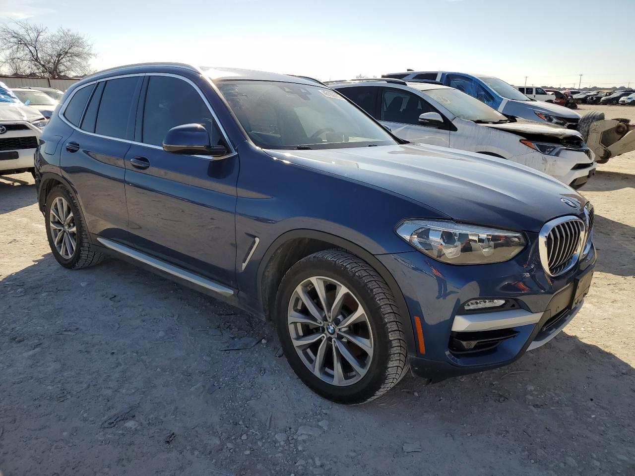 2019 BMW X3 VIN 5UXTR7C5XKLF32300 Copart auction photo, rear end damage thumbnail 4