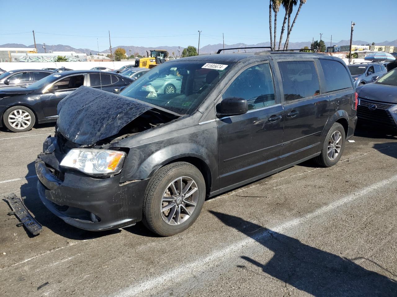 2017 Dodge Caravan VIN 2C4RDGCG1HR818691