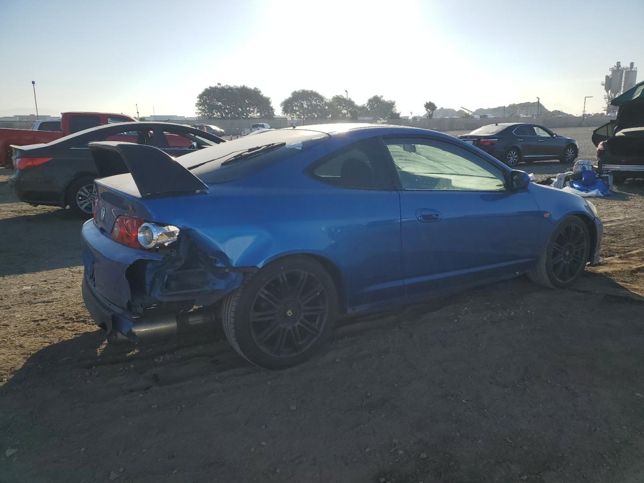 2006 Acura RSX VIN JH4DC53076S003491 Copart auction photo, rear end / front end damage thumbnail 3