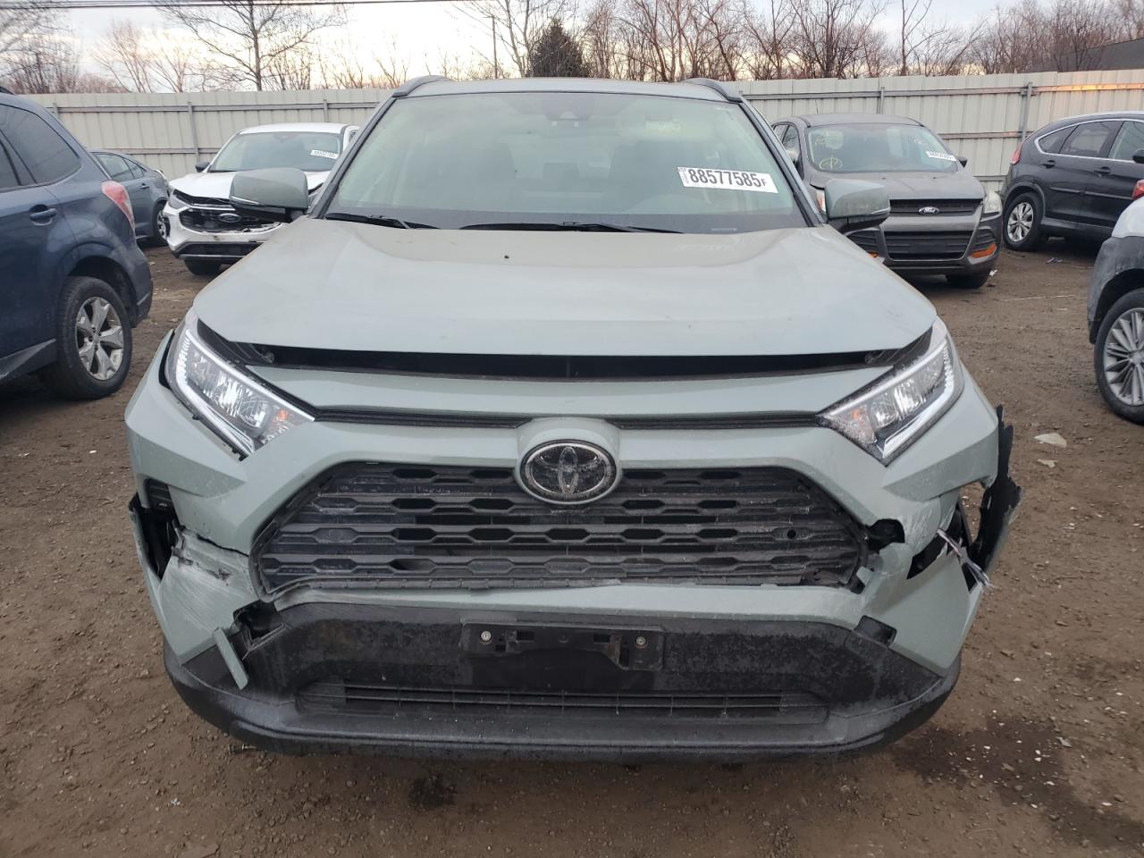 2019 Toyota RAV 4 VIN JTMP1RFV5KD021201 Copart auction photo, all over damage thumbnail 5