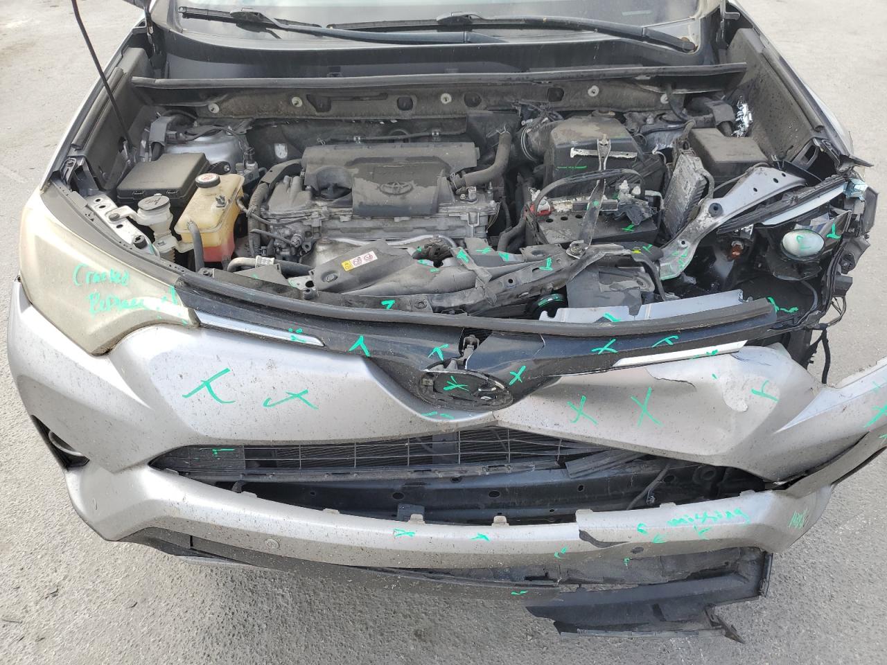2018 Toyota RAV 4 VIN JTMWFREV0JD119209 Copart auction photo, front end / side damage thumbnail 12