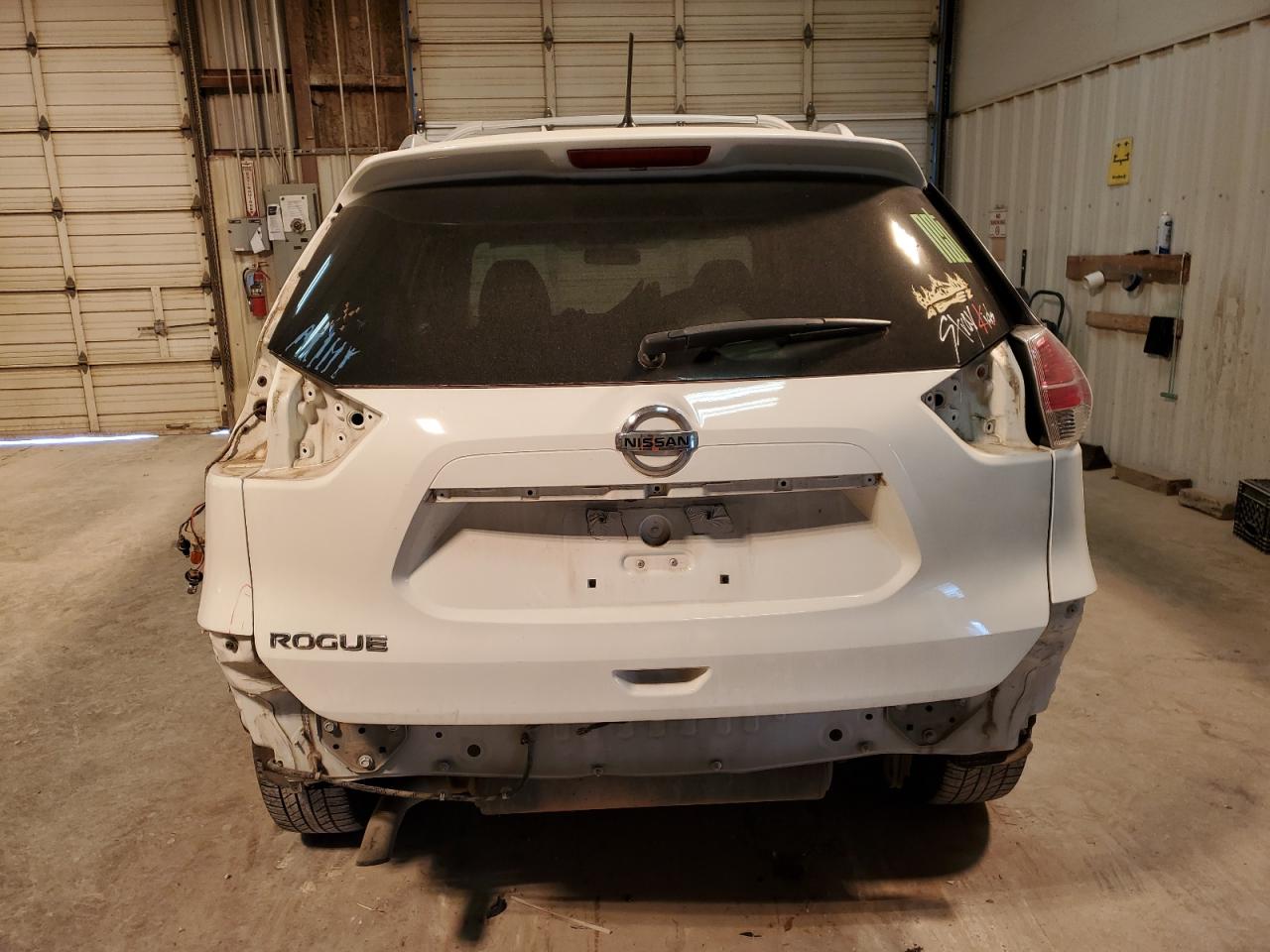 2016 Nissan Rogue VIN KNMAT2MT9GP644089 Copart auction photo, rear end / hail damage thumbnail 6