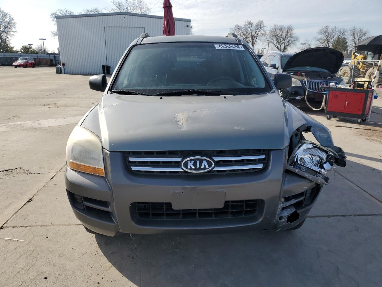 2006 KIA Sportage VIN KNDJF723267281494 Copart auction photo, front end damage thumbnail 5