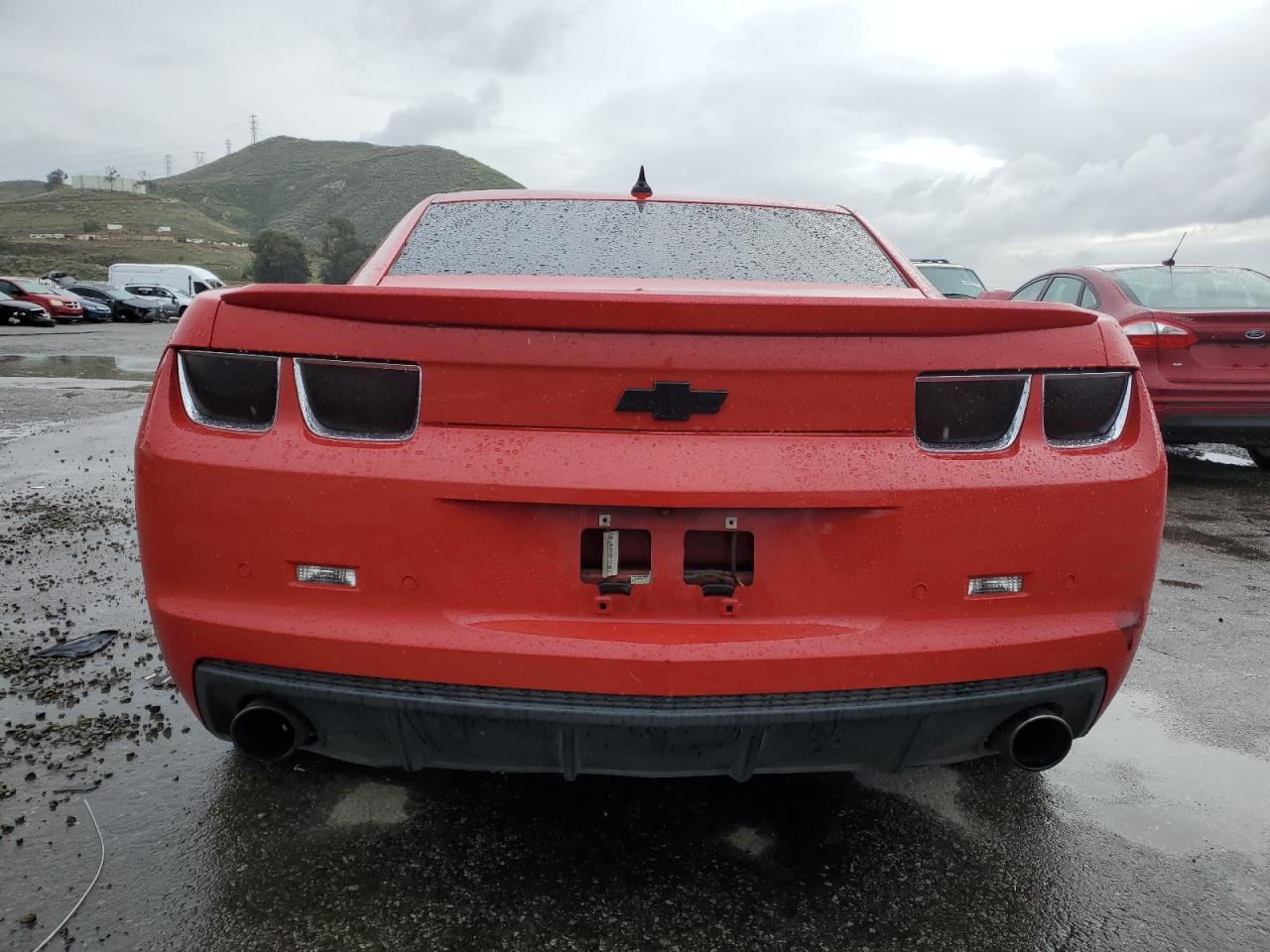 2012 Chevrolet Camaro VIN 2G1FC1E31C9174303 Copart auction photo, front end / side damage thumbnail 6