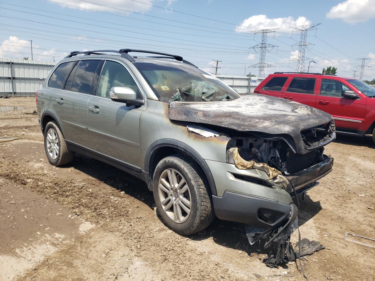 2008 Volvo XC90 VIN YV4CZ982981474481 Copart auction photo, burn / front end damage thumbnail 4