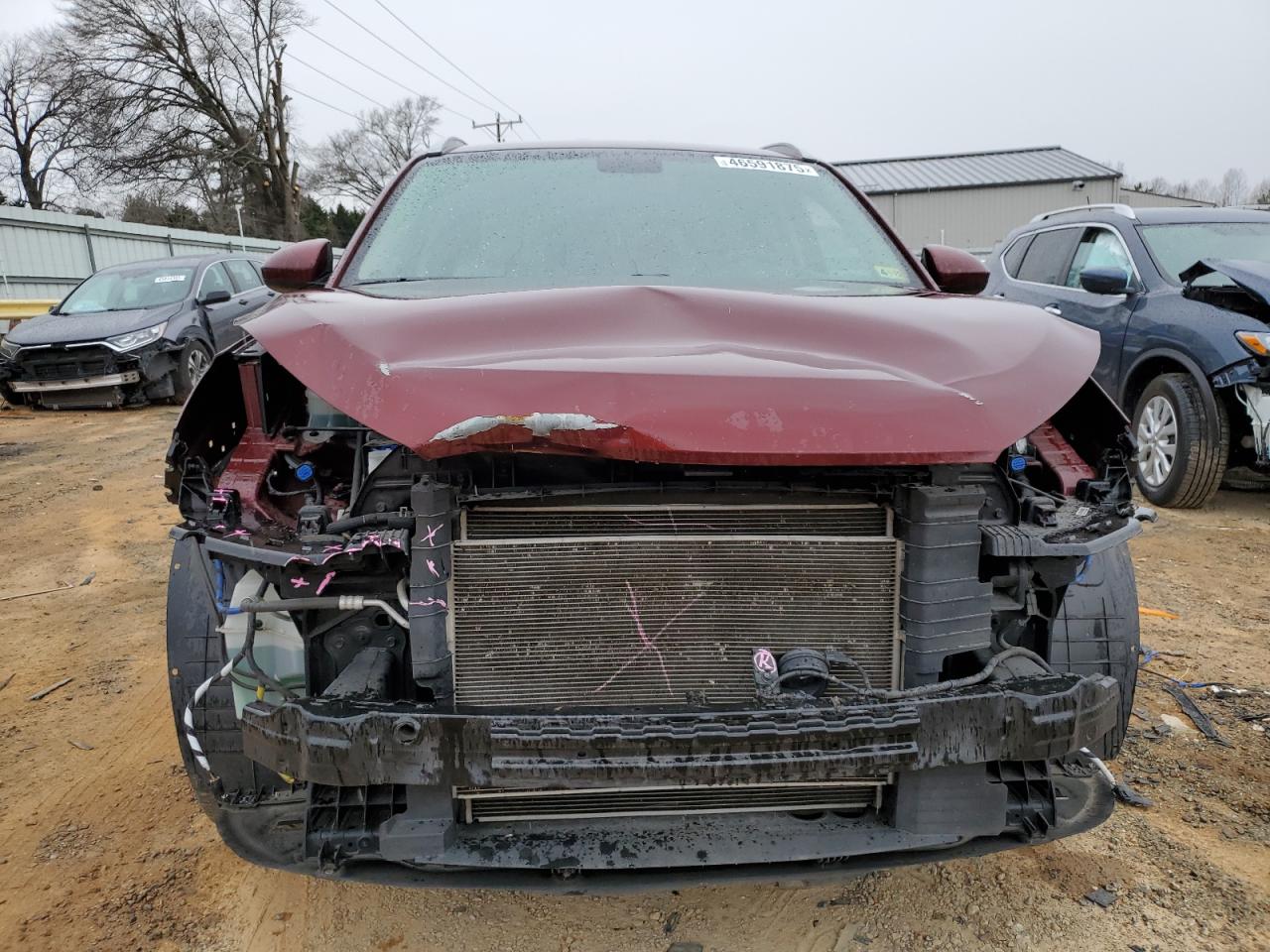 2017 Hyundai Tucson VIN KM8J3CA45HU427379 Copart auction photo, front end / rear end damage thumbnail 5