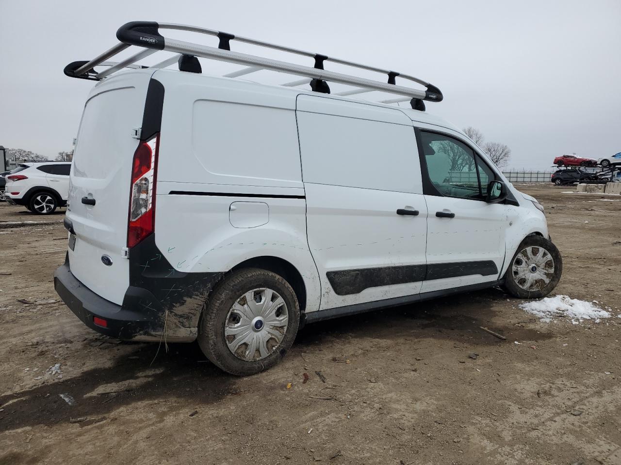 2021 Ford Transit VIN NM0LS7E21M1490455 Copart auction photo, all over damage thumbnail 3