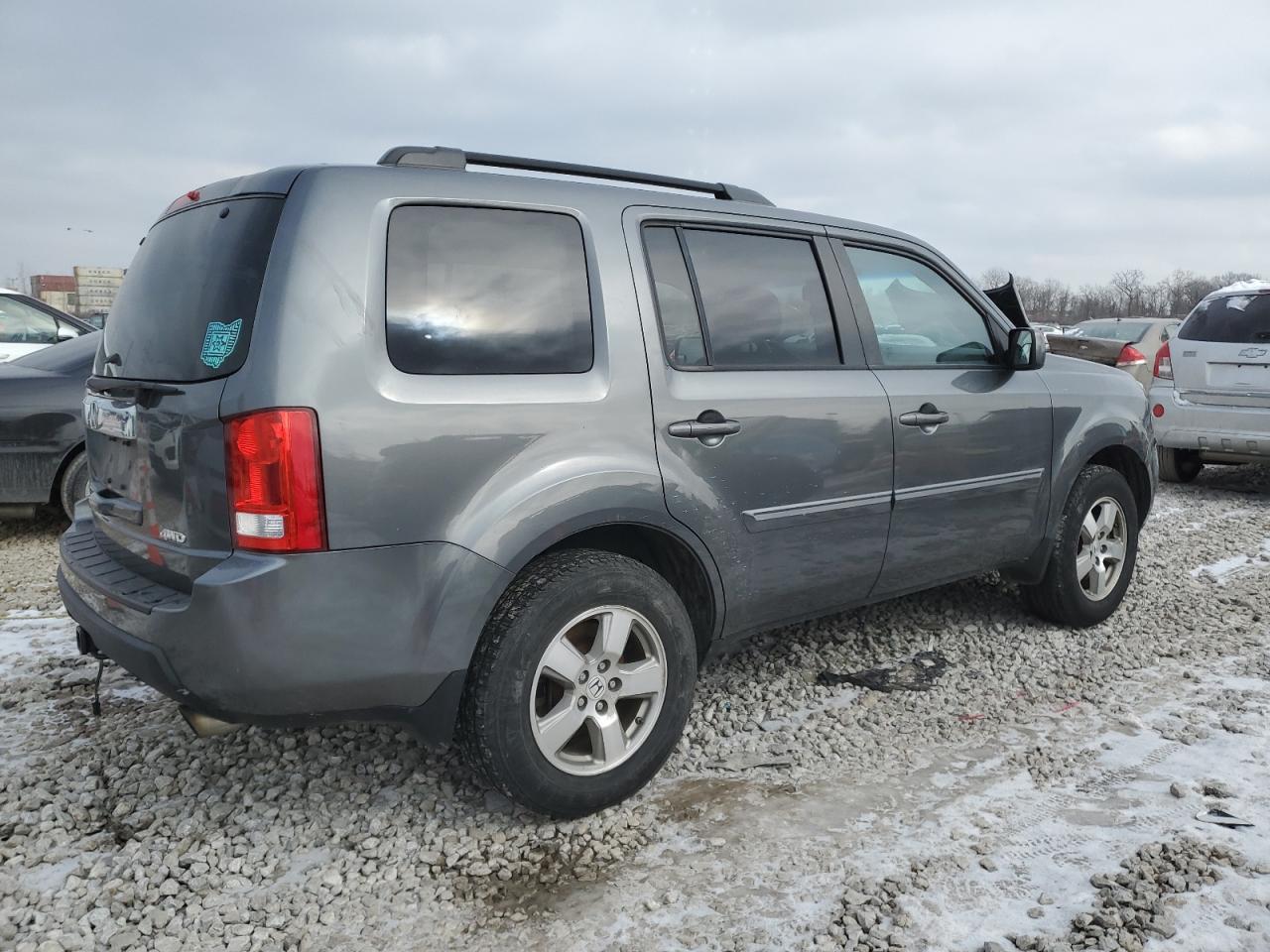 2011 Honda Pilot VIN 5FNYF4H56BB038314 Copart auction photo, rear end damage thumbnail 3
