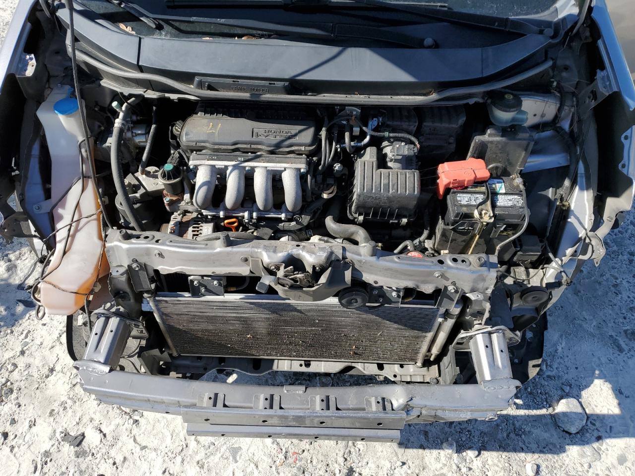 2010 Honda Fit VIN JHMGE8H42AS022799 Copart auction photo, front end damage thumbnail 11
