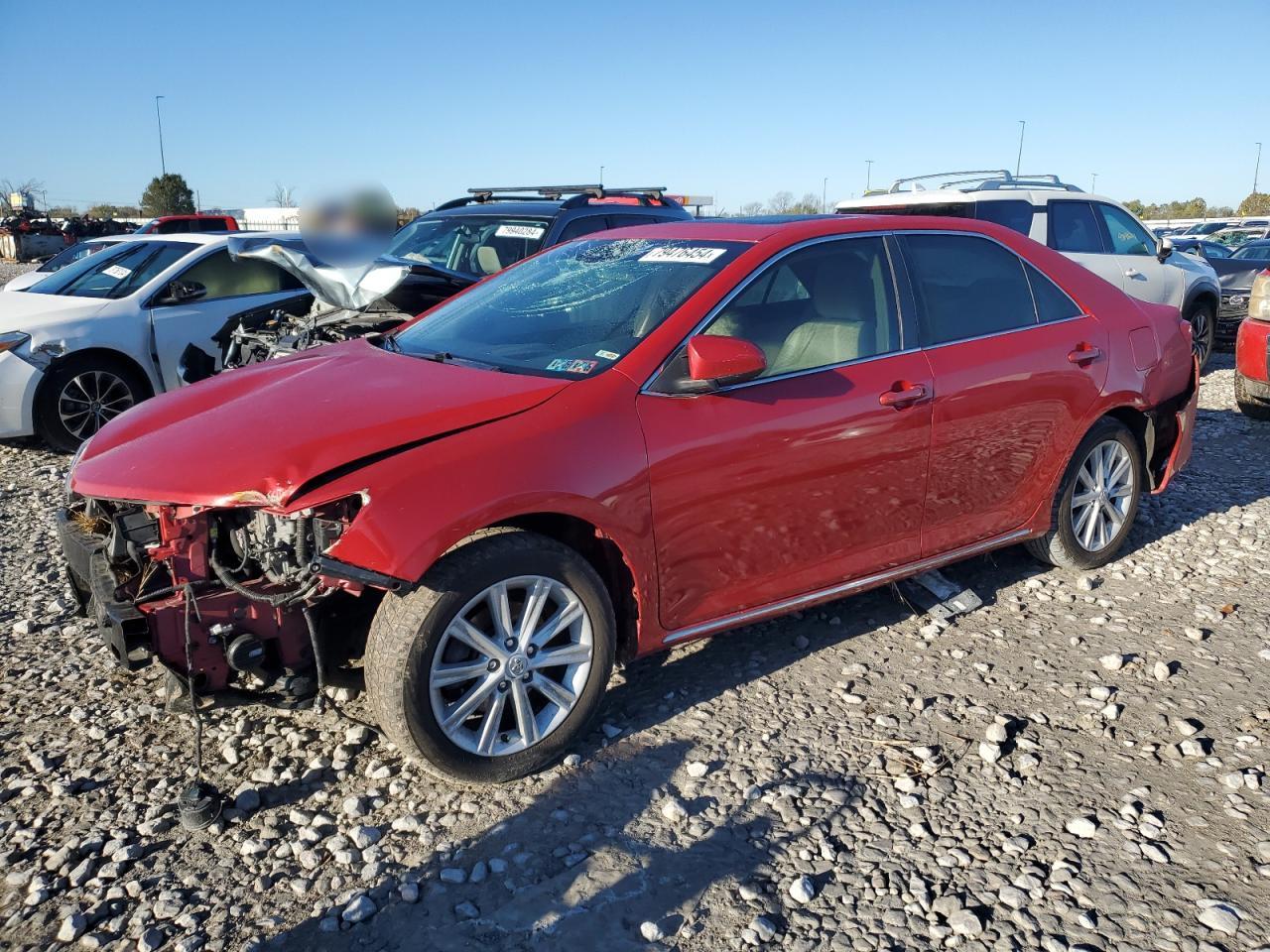 2012 Toyota Camry VIN 4T1BD1FK1CU005809 Copart auction photo, front end damage thumbnail 2