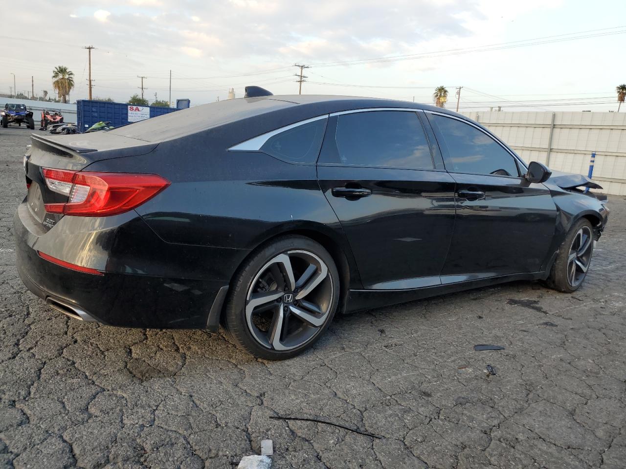 2021 Honda Accord VIN 1HGCV2F38MA008196 Copart auction photo, front end damage thumbnail 3