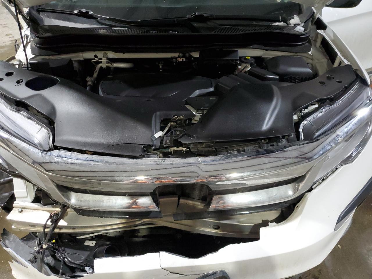 2021 Honda Pilot VIN 5FNYF6H06MB045864 Copart auction photo, side / front end damage thumbnail 12