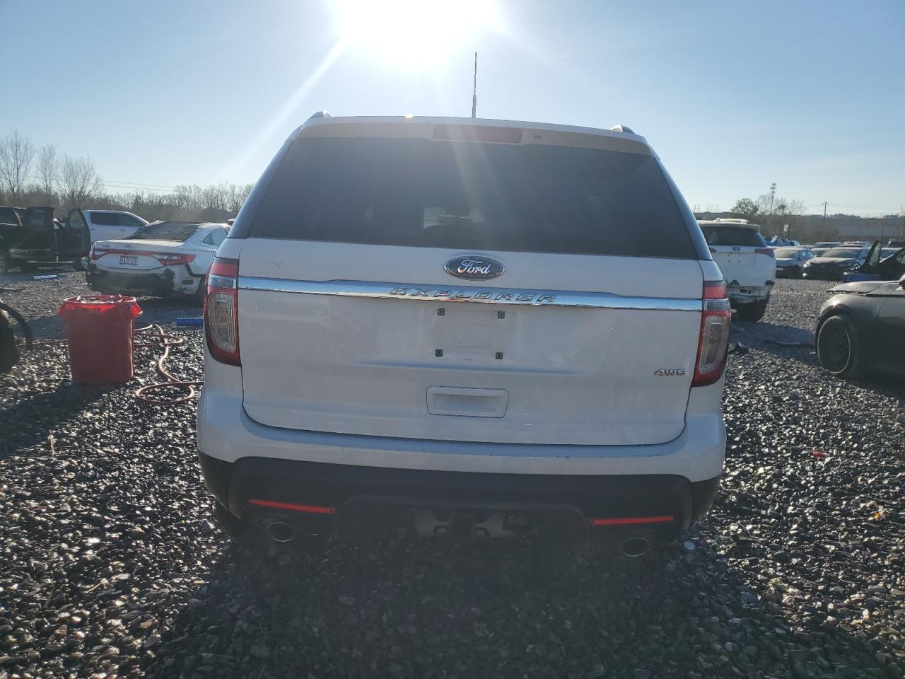 2015 Ford Explorer VIN 1FM5K8B84FGA70551 Copart auction photo, front end damage thumbnail 6