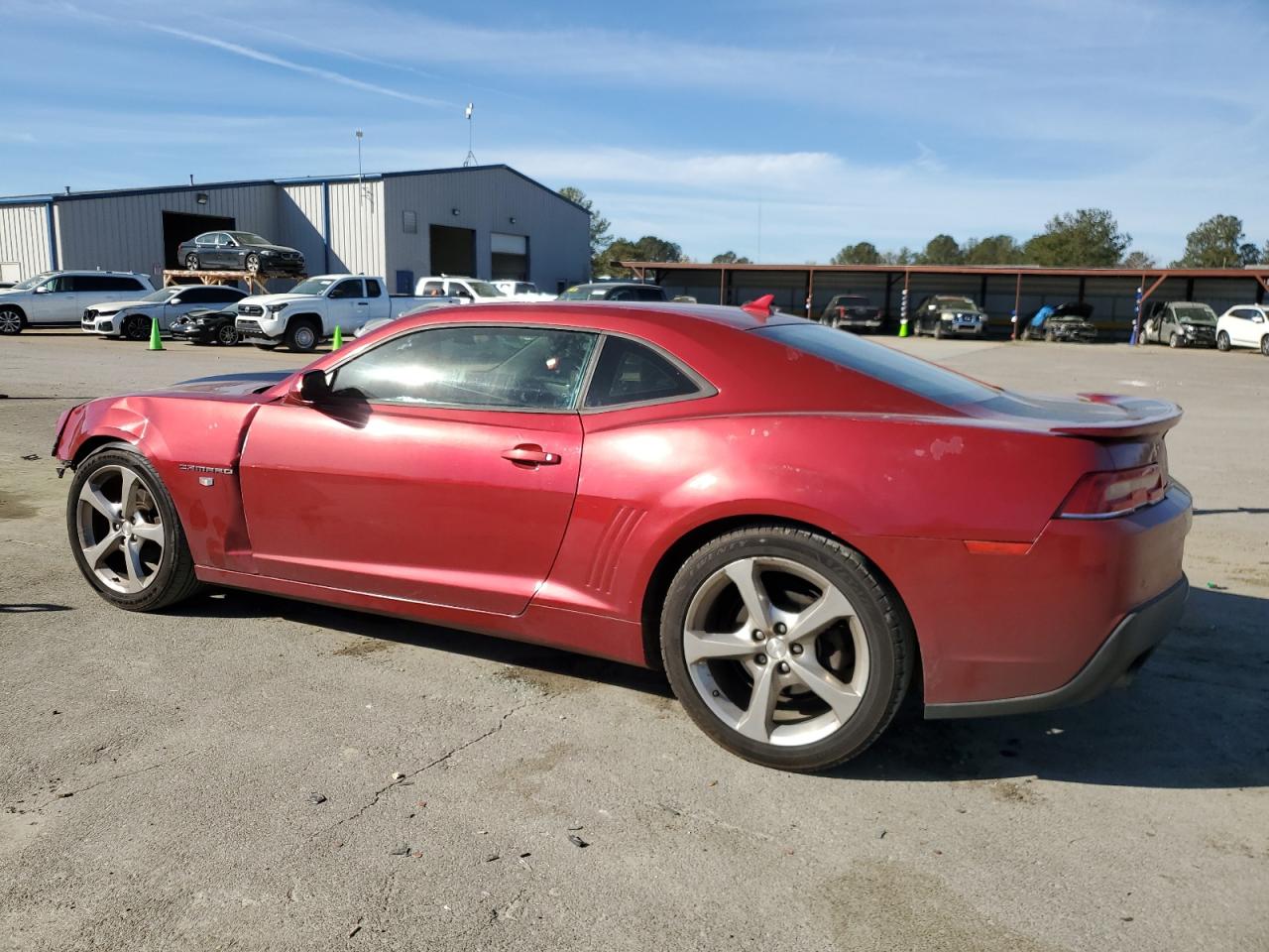 2014 Chevrolet Camaro VIN 2G1FC1E33E9166030 Copart auction photo, front end damage thumbnail 2