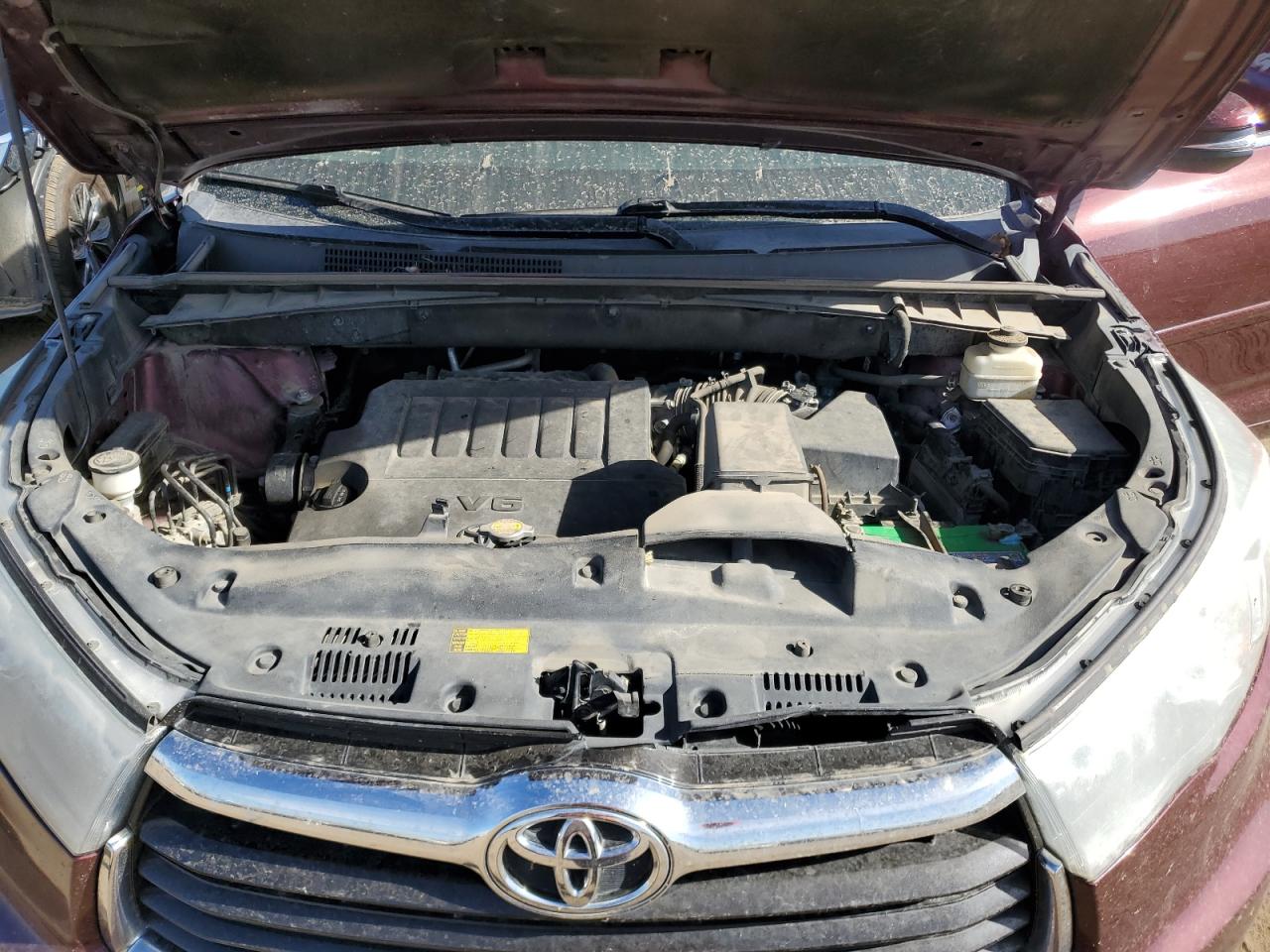 2015 Toyota Highlander VIN 5TDJKRFH9FS117128 Copart auction photo, rear end damage thumbnail 12