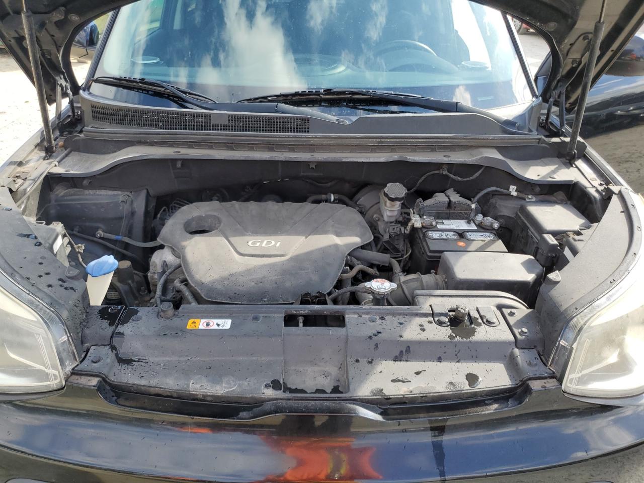 2016 KIA Soul VIN KNDJN2A24G7265927 Copart auction photo, vandalism damage thumbnail 12