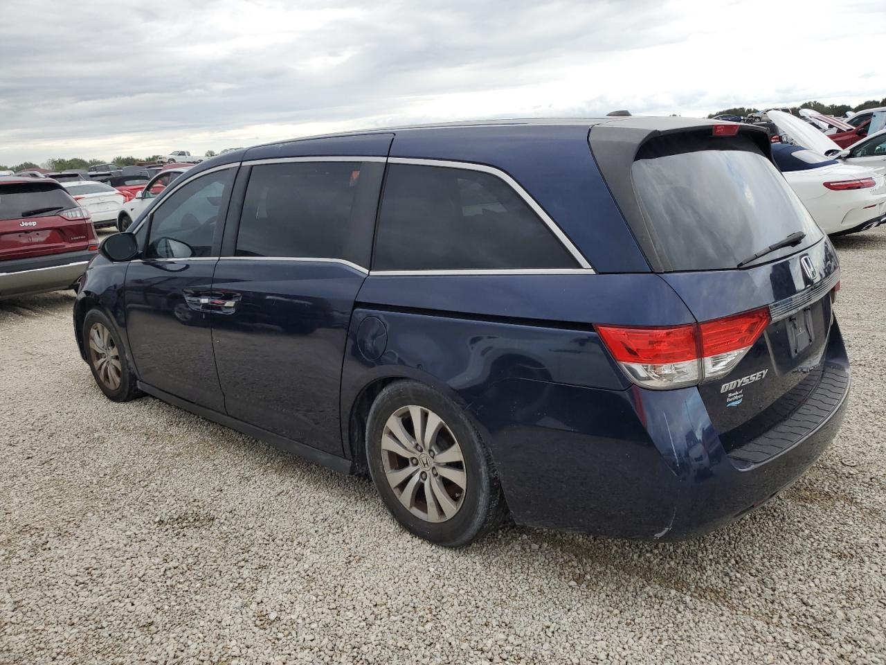 2017 Honda Odyssey VIN 5FNRL5H35HB022034 Copart auction photo, water/flood damage thumbnail 2
