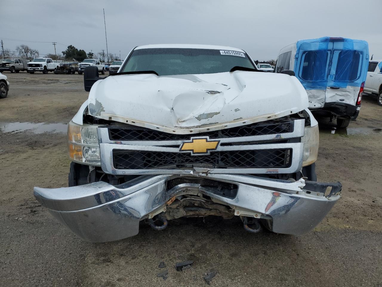 2013 Chevrolet Silverado VIN 1GB1KVCG3DF152351 Copart auction photo, front end damage thumbnail 5