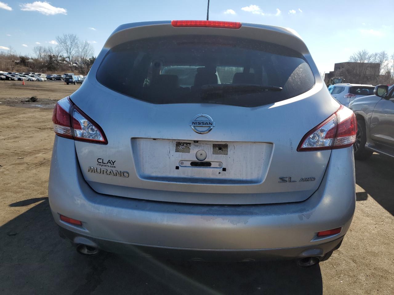 2012 Nissan Murano VIN JN8AZ1MW9CW209614 Copart auction photo, side damage thumbnail 6