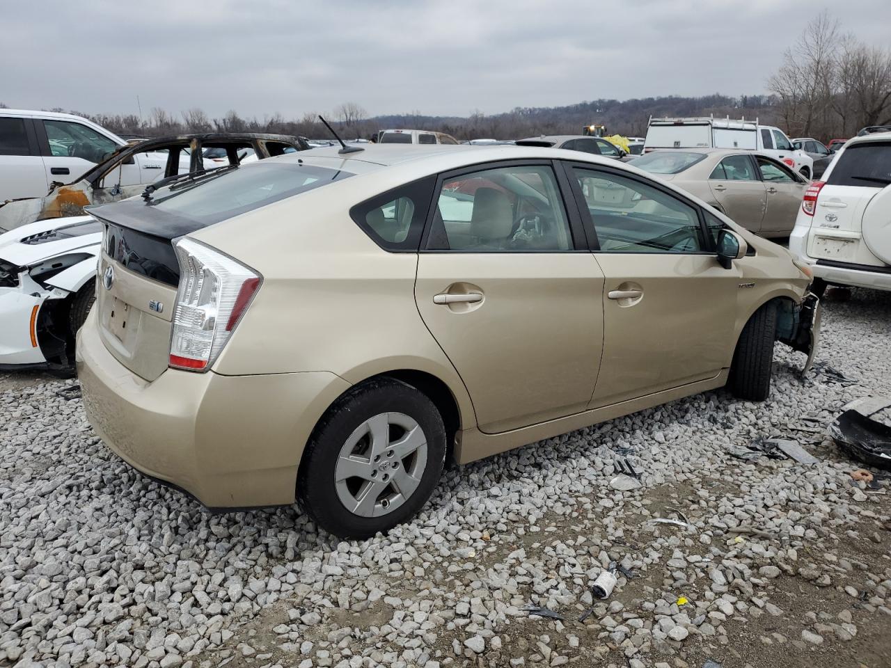 2011 Toyota Prius VIN JTDKN3DU4B0269288 Copart auction photo, all over damage thumbnail 3