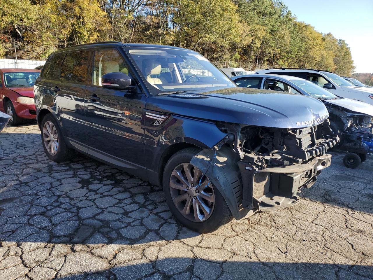 2016 Land Rover Range Rover VIN SALWR2EFXGA106929 Copart auction photo, front end damage thumbnail 4
