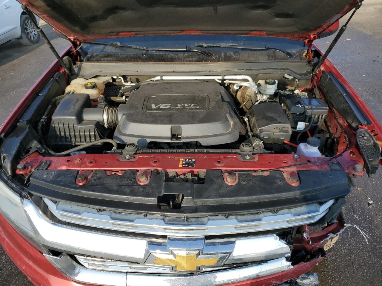 2016 Chevrolet Colorado VIN 1GCGSCE35G1276515 Copart auction photo, front end / side damage thumbnail 11
