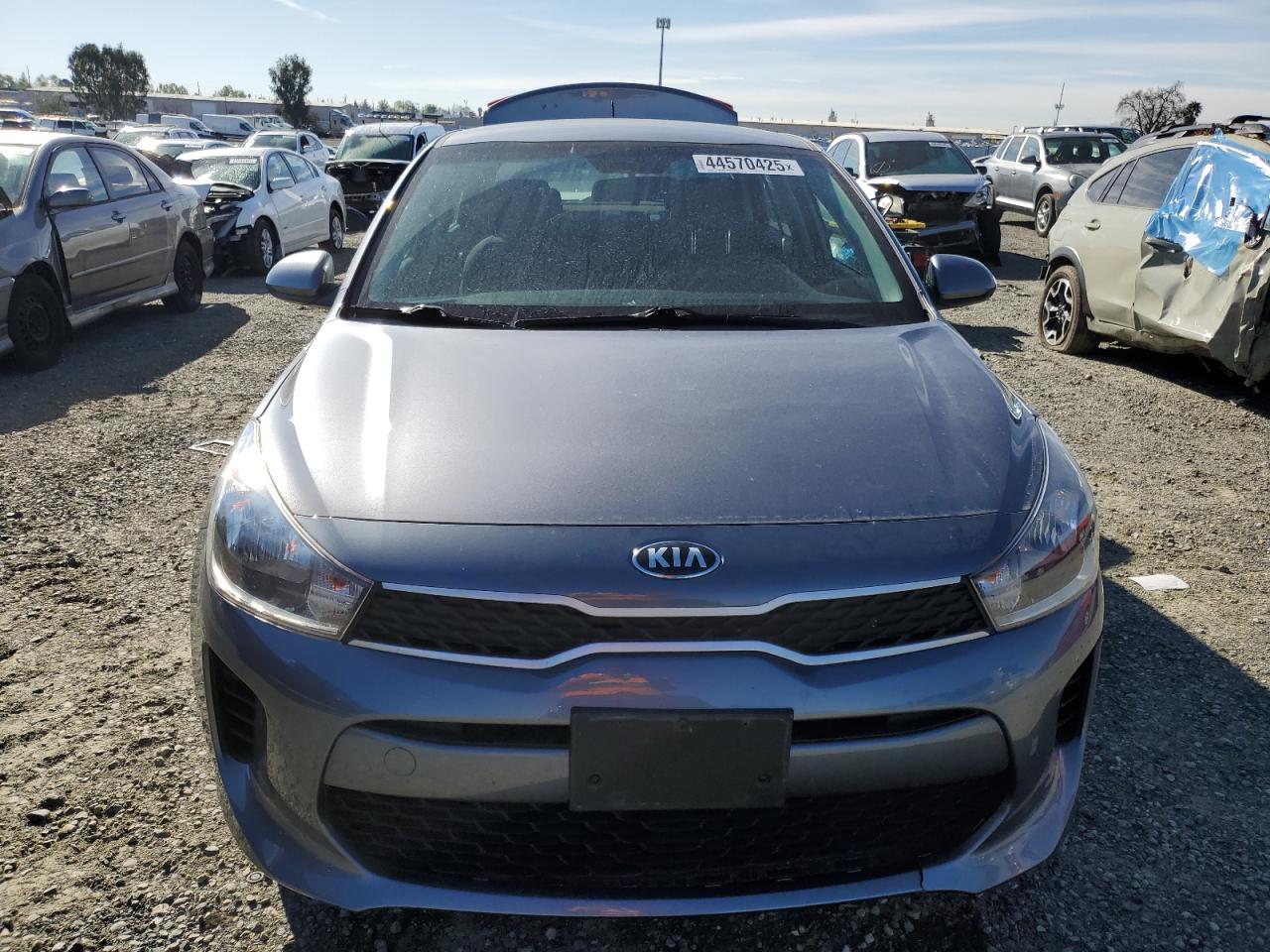 2020 KIA Rio VIN 3KPA24AD8LE283590 Copart auction photo, rear end damage thumbnail 5