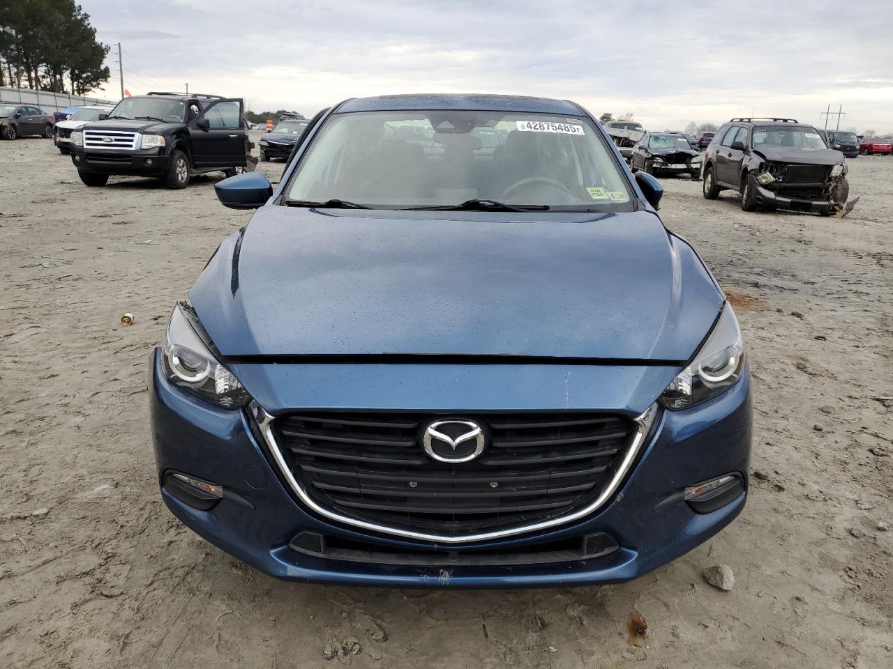2018 Mazda 3 VIN 3MZBN1V31JM231486 Copart auction photo, front end / side damage thumbnail 5
