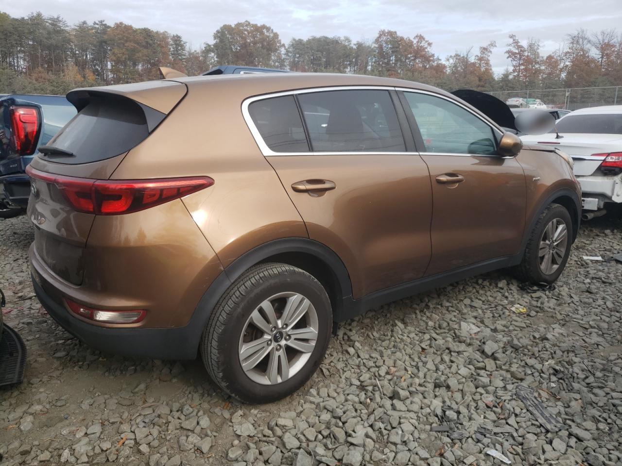 2018 KIA Sportage VIN KNDPMCAC2J7308311 Copart auction photo, front end damage thumbnail 3
