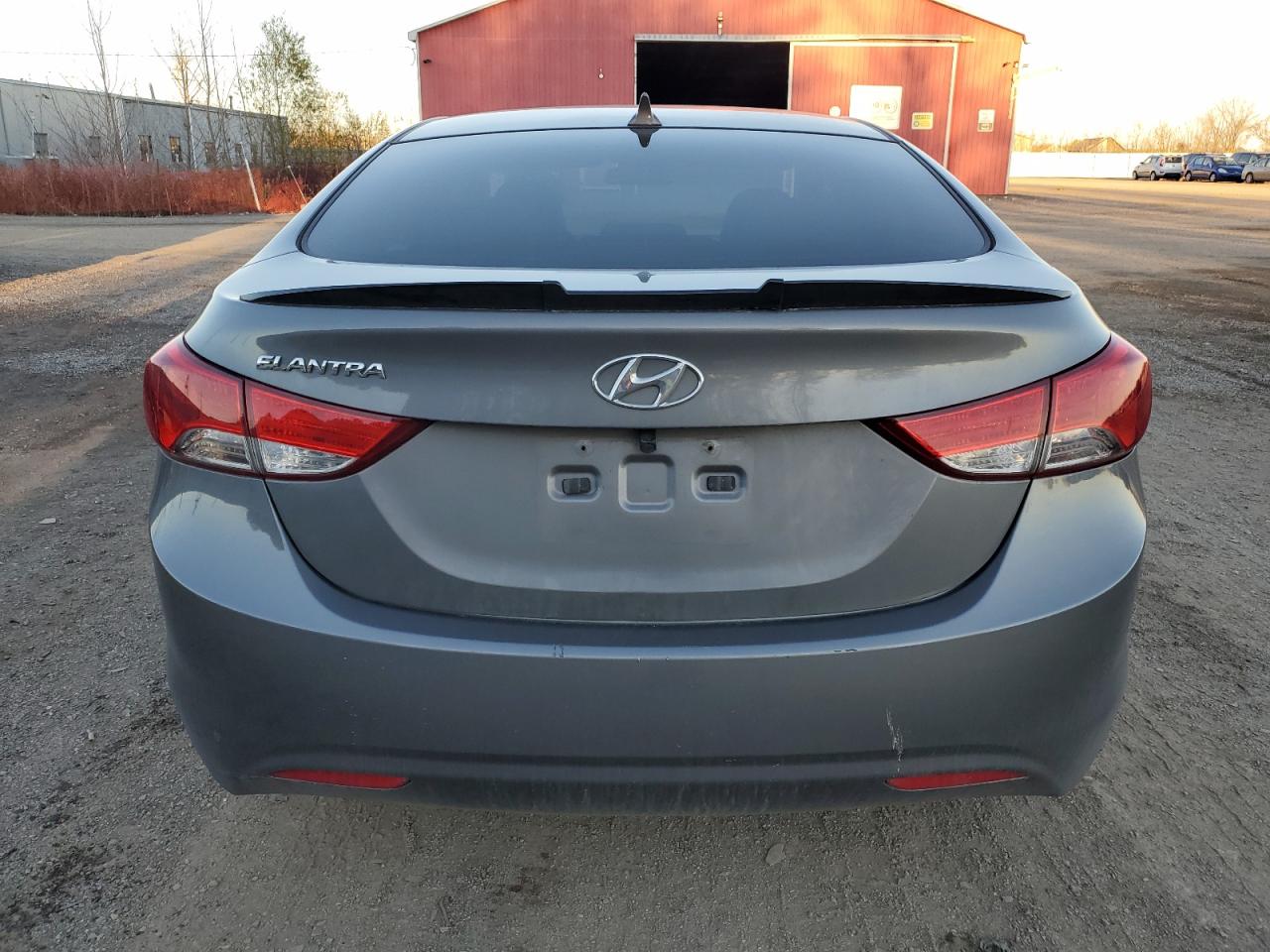 2012 Hyundai Elantra VIN 5NPDH4AE1CH114950 Copart auction photo, front end / side damage thumbnail 6