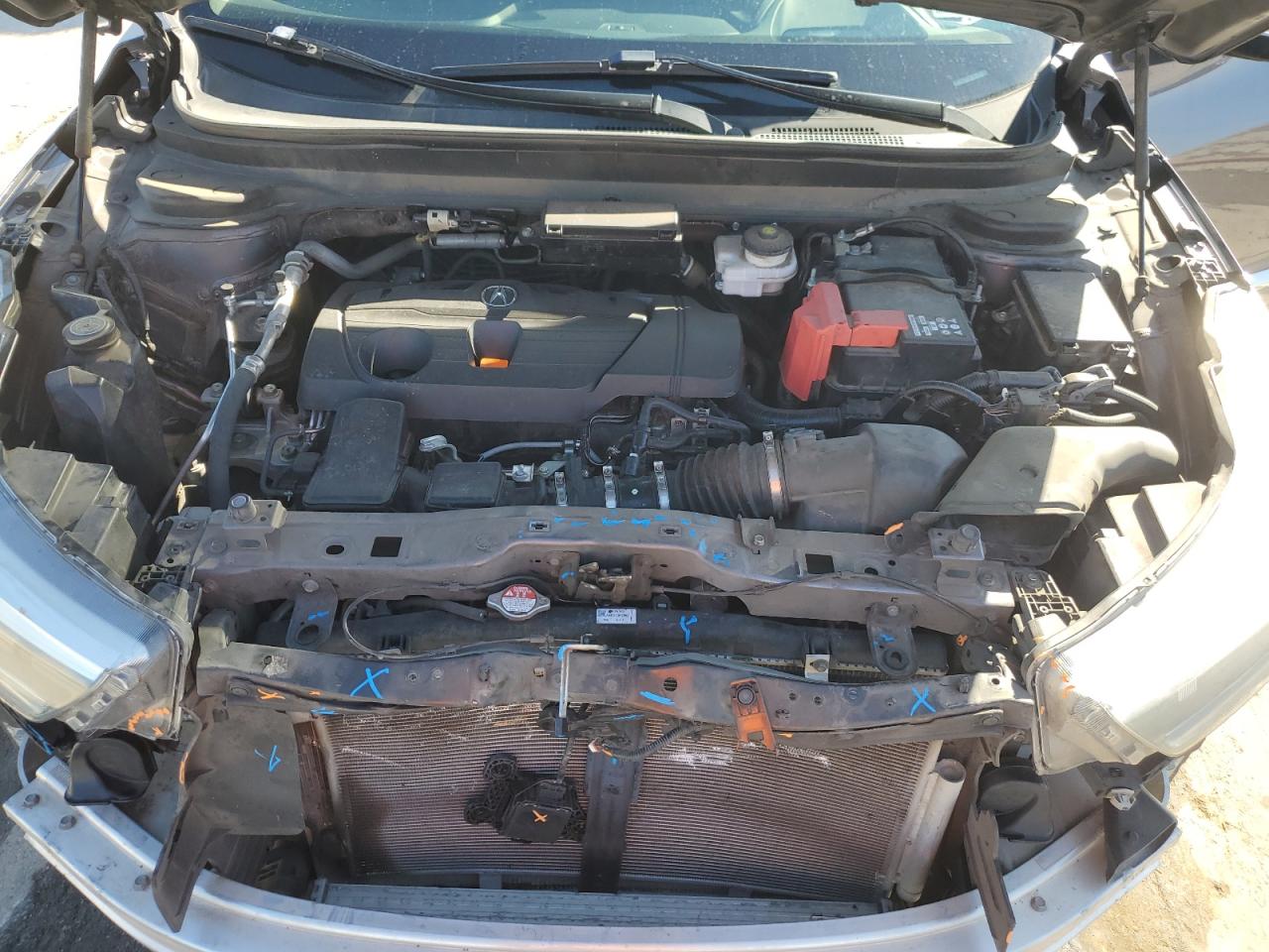 2020 Acura RDX VIN 5J8TC2H76LL000025 Copart auction photo, front end damage thumbnail 11
