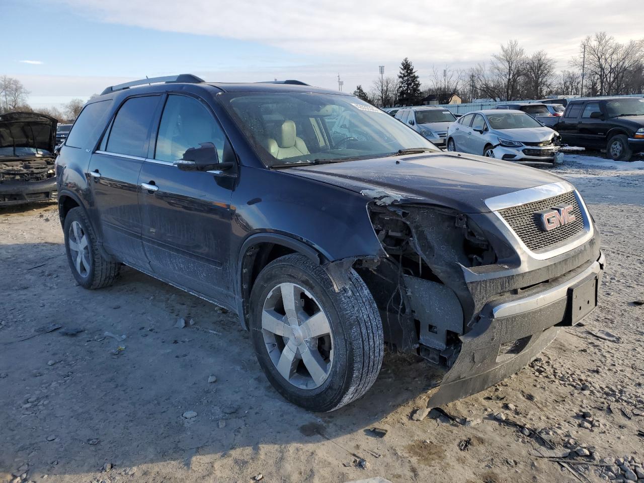 2011 GMC Acadia VIN 1GKKRRED4BJ400336 Copart auction photo, front end damage thumbnail 4