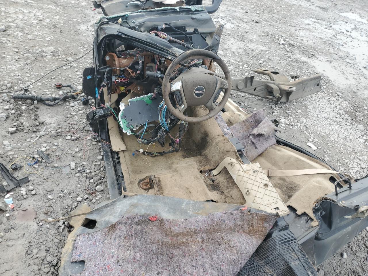 2009 GMC Sierra VIN 3GTEC33J99G115403 Copart auction photo, all over damage thumbnail 8