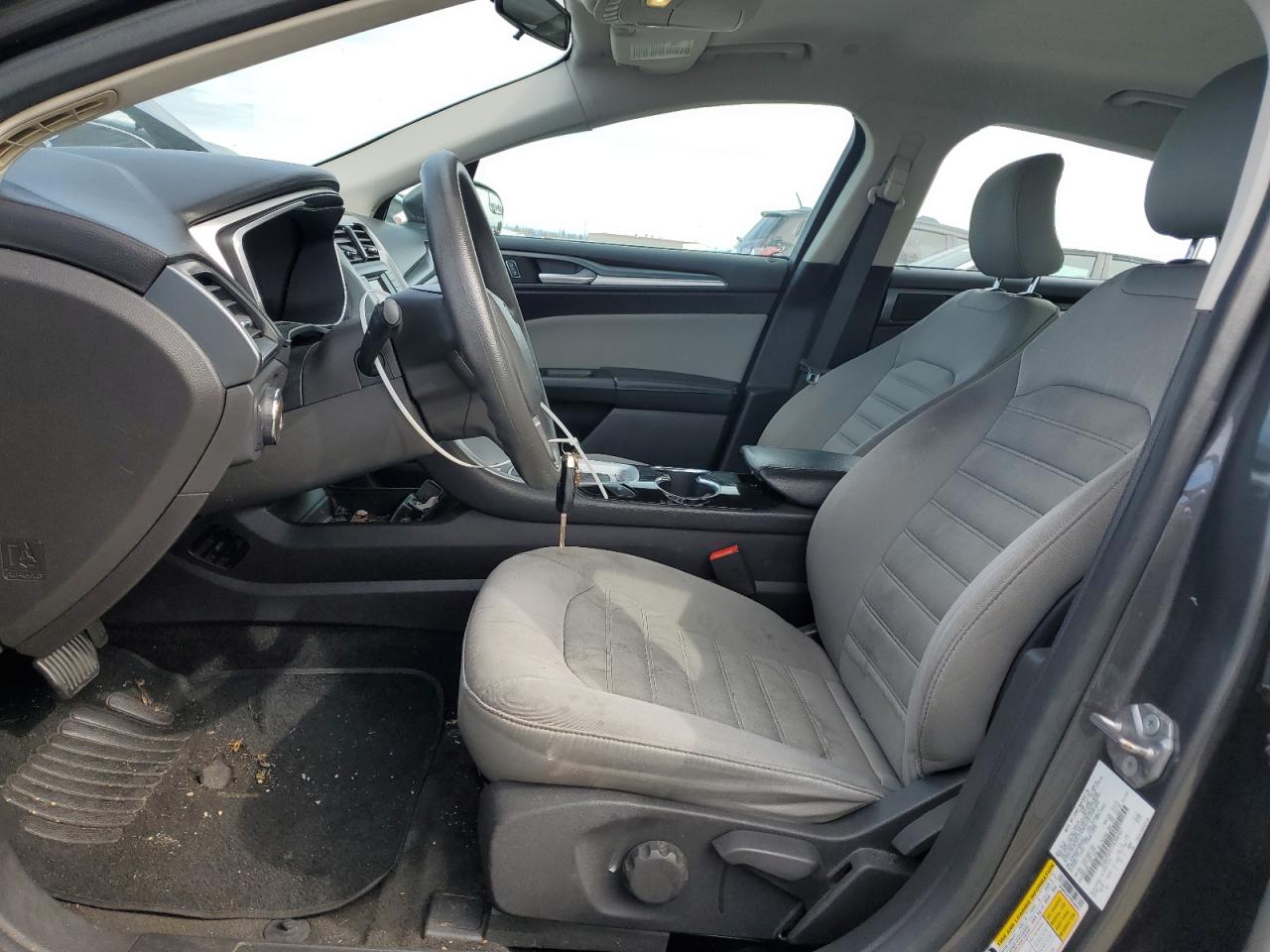2015 Ford Fusion VIN 3FA6P0UU7FR306467 Copart auction photo, side damage thumbnail 7