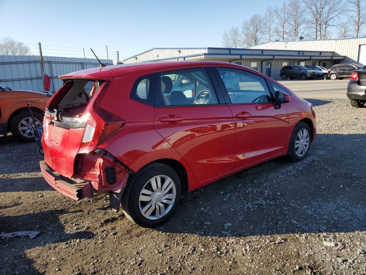 2016 Honda Fit VIN JHMGK5H57GX040727 Copart auction photo, rear end damage thumbnail 3