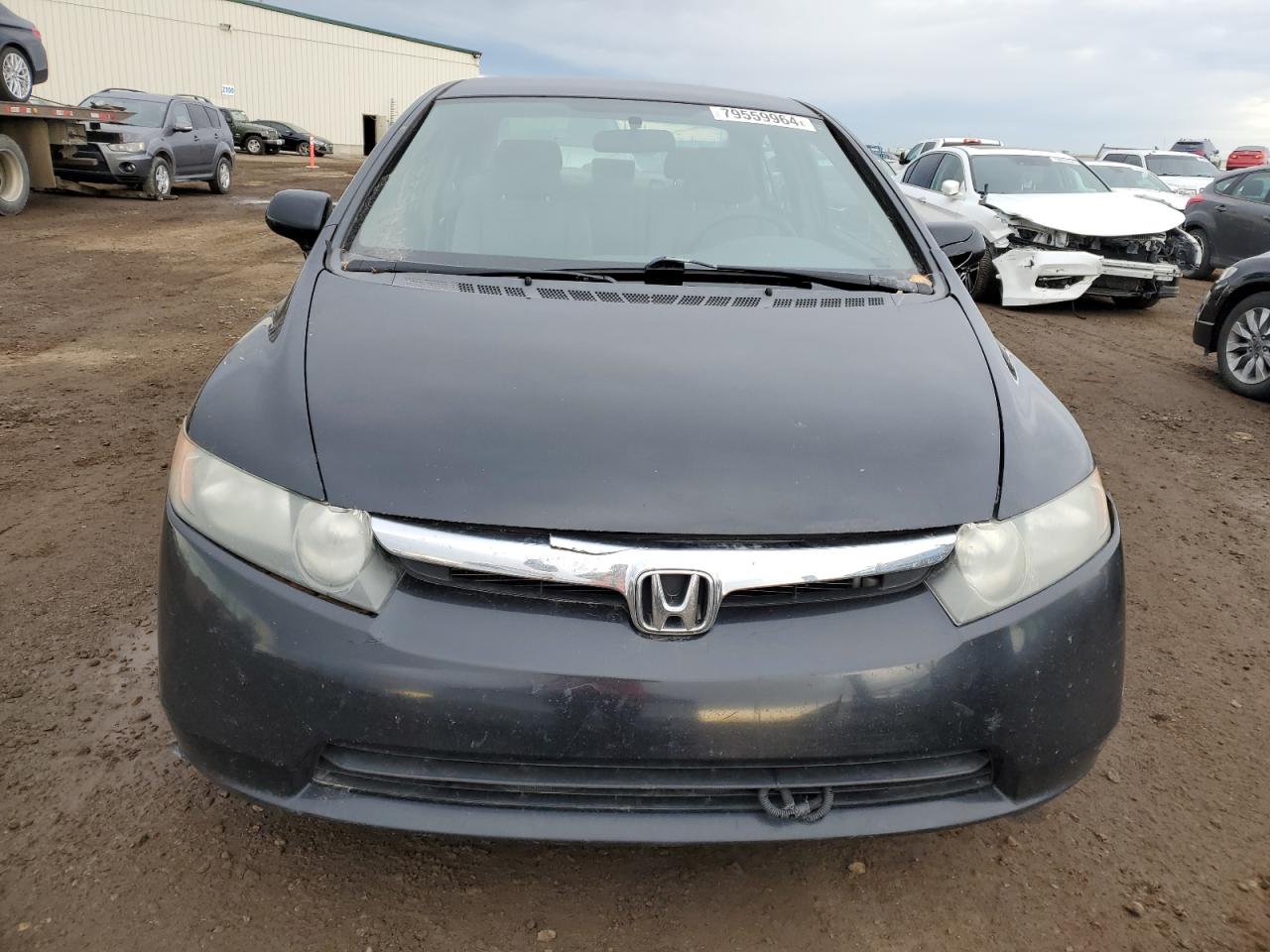 2008 Honda Civic VIN 2HGFA15508H127308 Copart auction photo, side / front end damage thumbnail 5