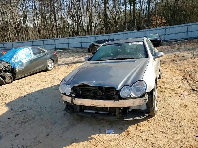 2009 Mercedes-Benz CLK-klasse VIN WDBTJ56H39F262172 Copart auction photo, front end damage thumbnail 10