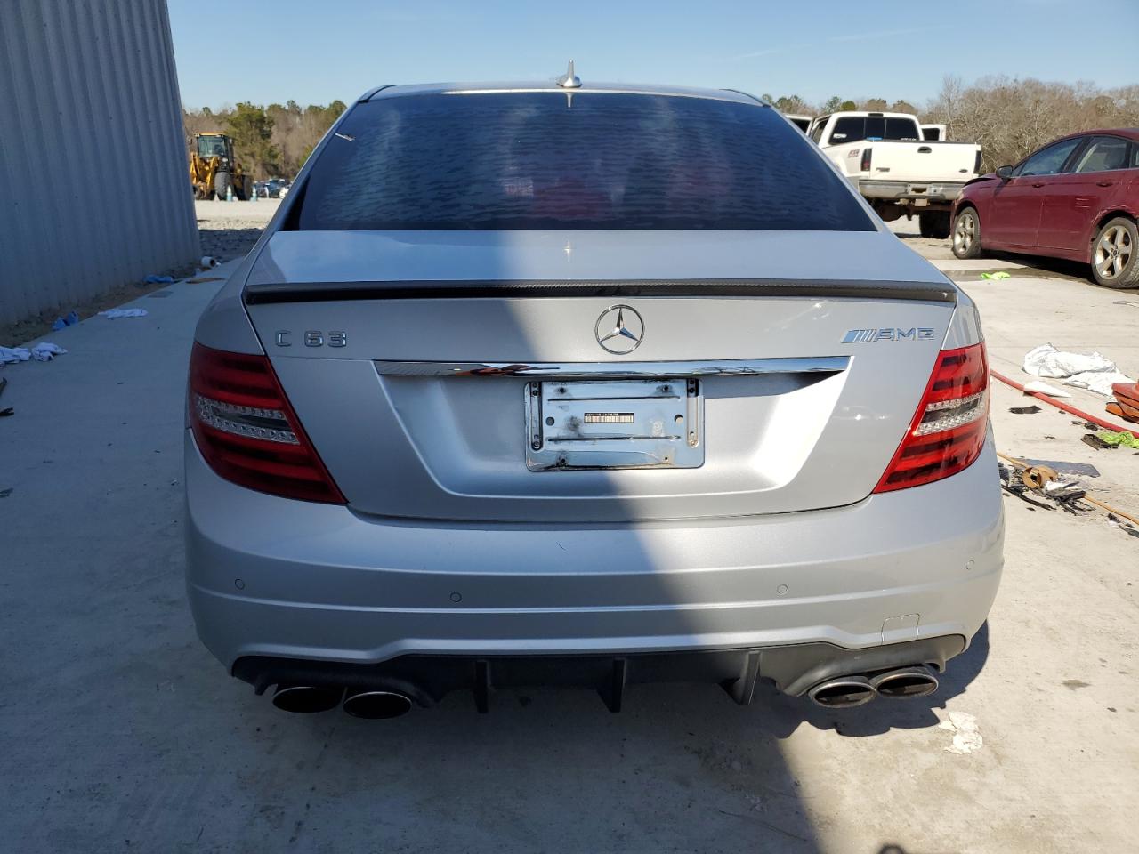 2012 Mercedes-Benz C-klasse VIN WDDGF7HB1CA708788 Copart auction photo, front end damage thumbnail 6