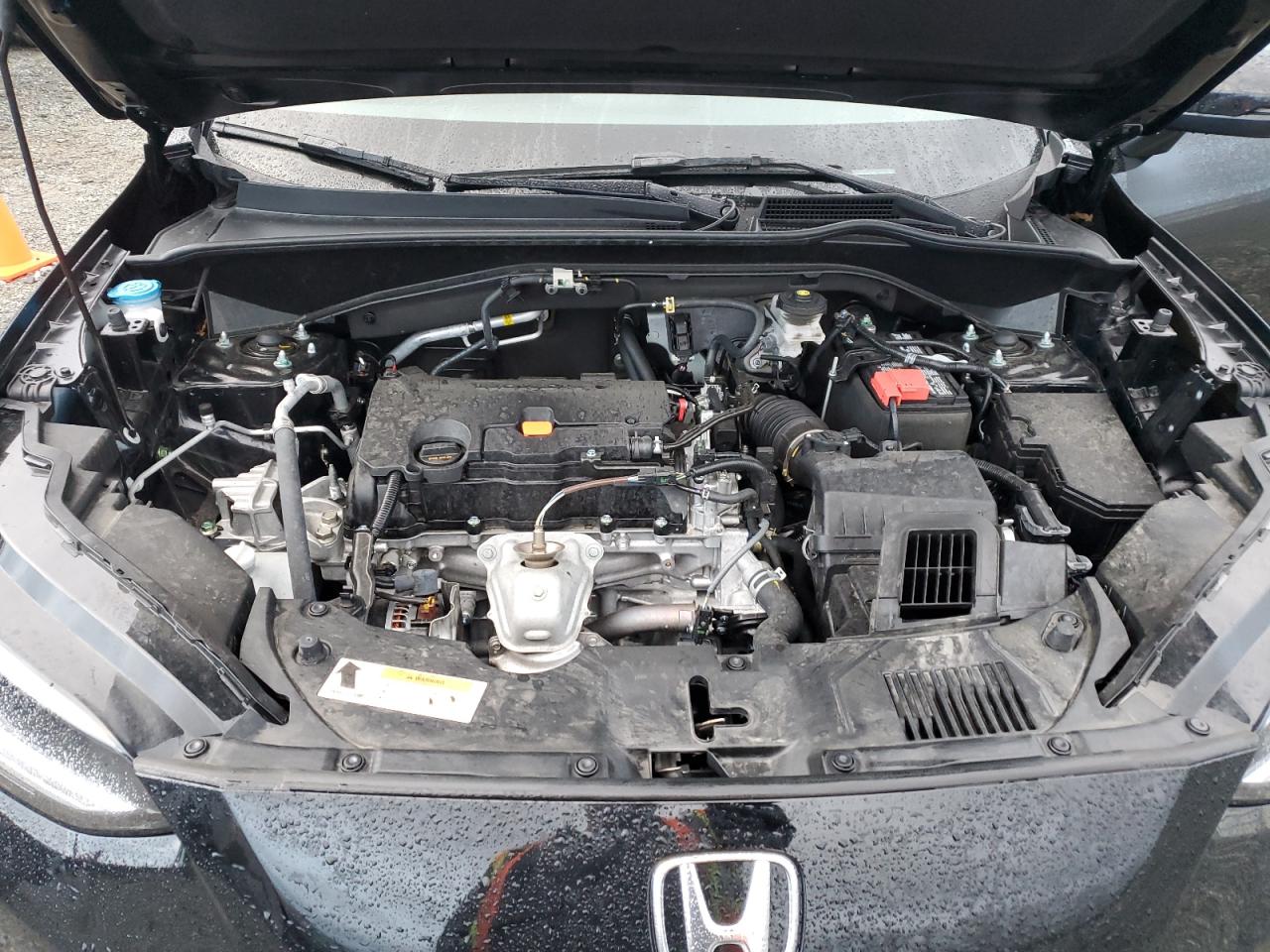 2024 Honda HR-V VIN 3CZRZ2H58RM713595 Copart auction photo, rear end / side damage thumbnail 12