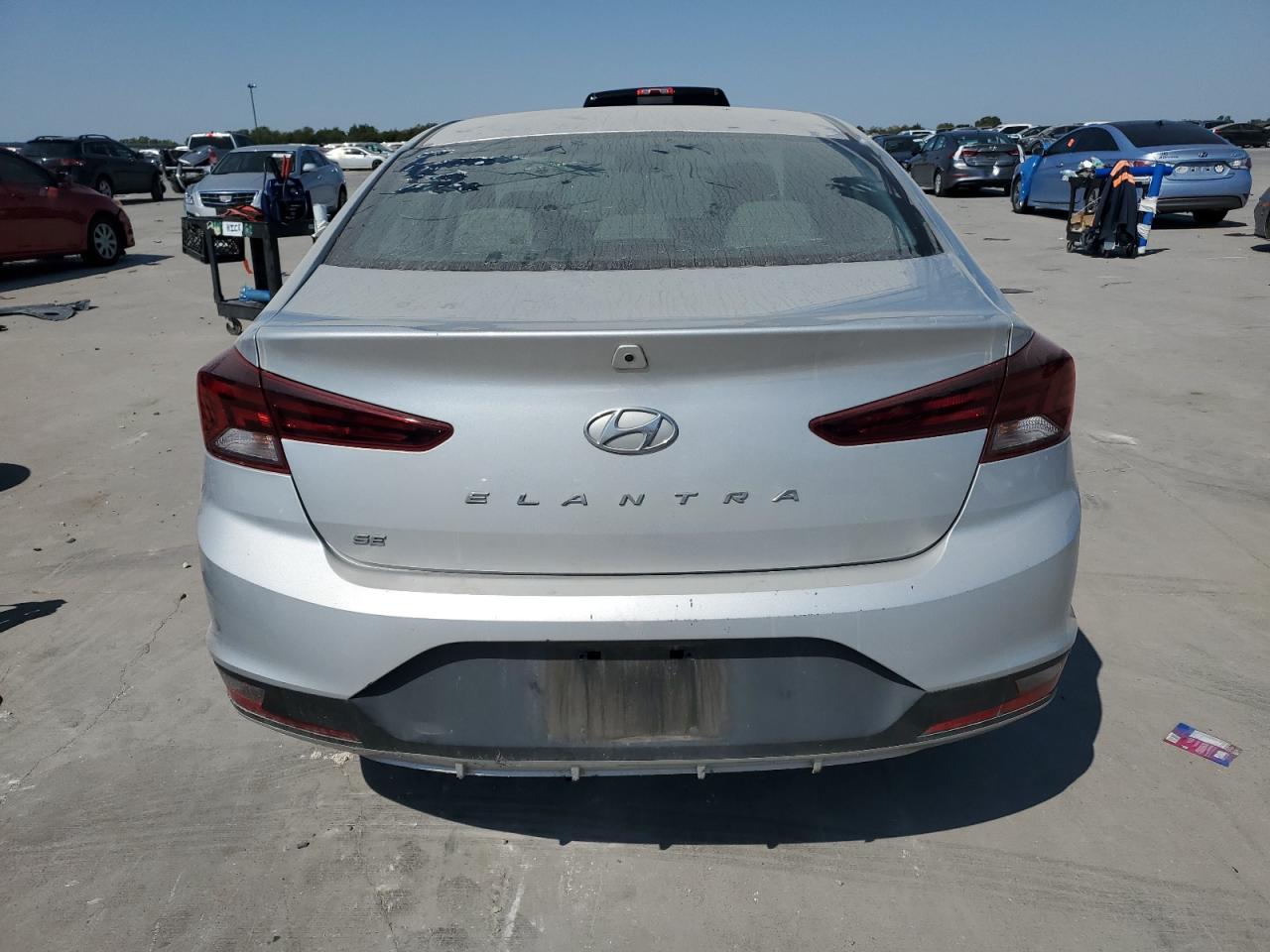 2019 Hyundai Elantra VIN KMHD74LF9KU779314 Copart auction photo, front end damage thumbnail 6
