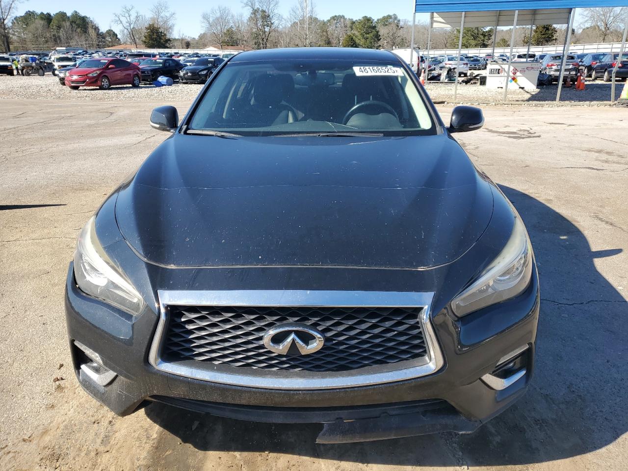 2018 Infiniti Q50 VIN JN1EV7AP3JM351882 Copart auction photo, front end damage thumbnail 5