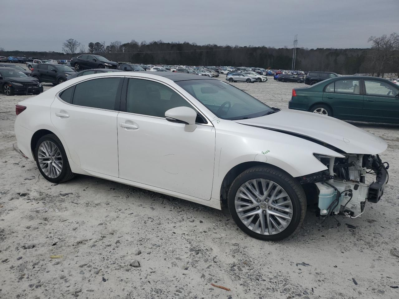 2016 Lexus ES VIN 58ABK1GG5GU028279 Copart auction photo, front end / side damage thumbnail 4