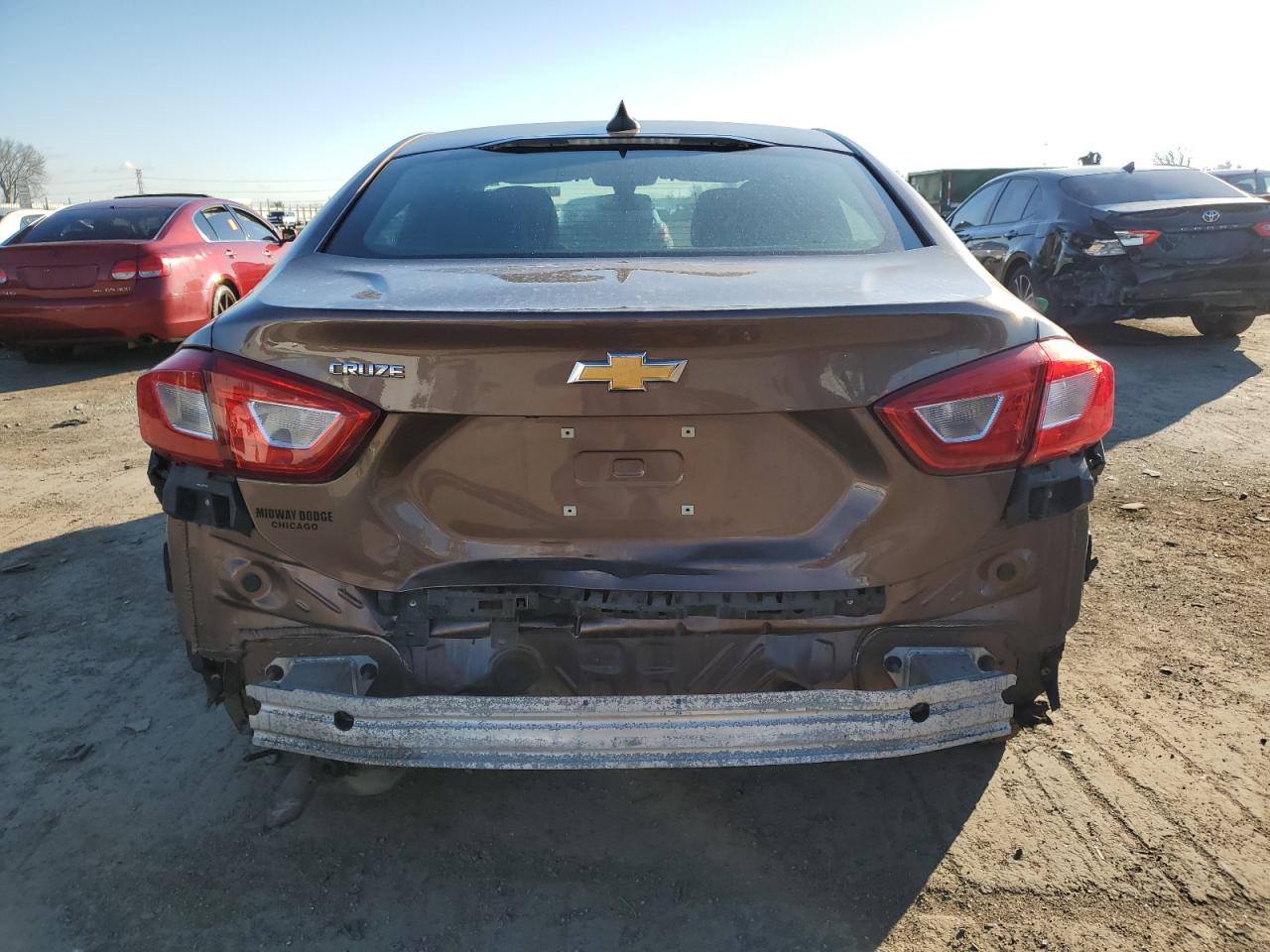 2019 Chevrolet Cruze VIN 1G1BC5SM2K7120091 Copart auction photo, front end / rear end damage thumbnail 6