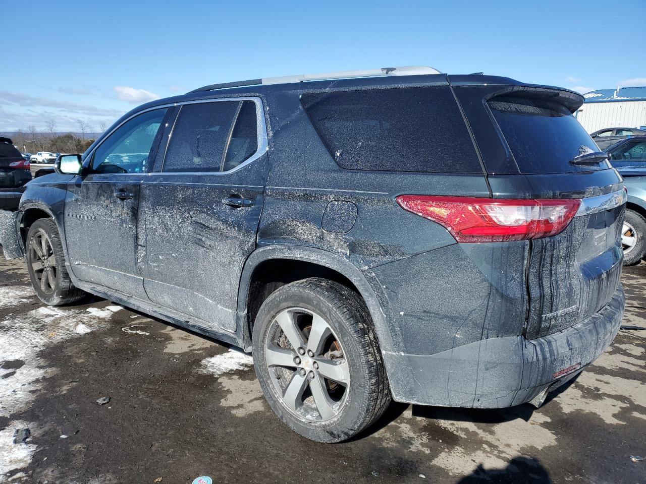 2018 Chevrolet Traverse VIN 1GNERHKW5JJ140463 Copart auction photo, front end / side damage thumbnail 2