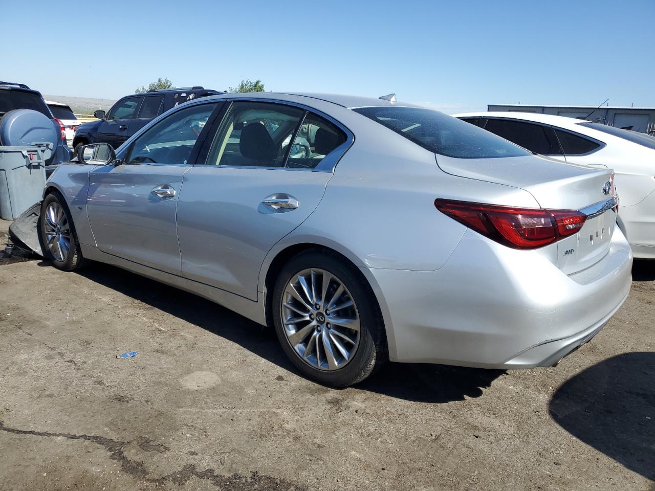 2019 Infiniti Q50 VIN JN1EV7AR1KM559097 Copart auction photo, front end damage thumbnail 2